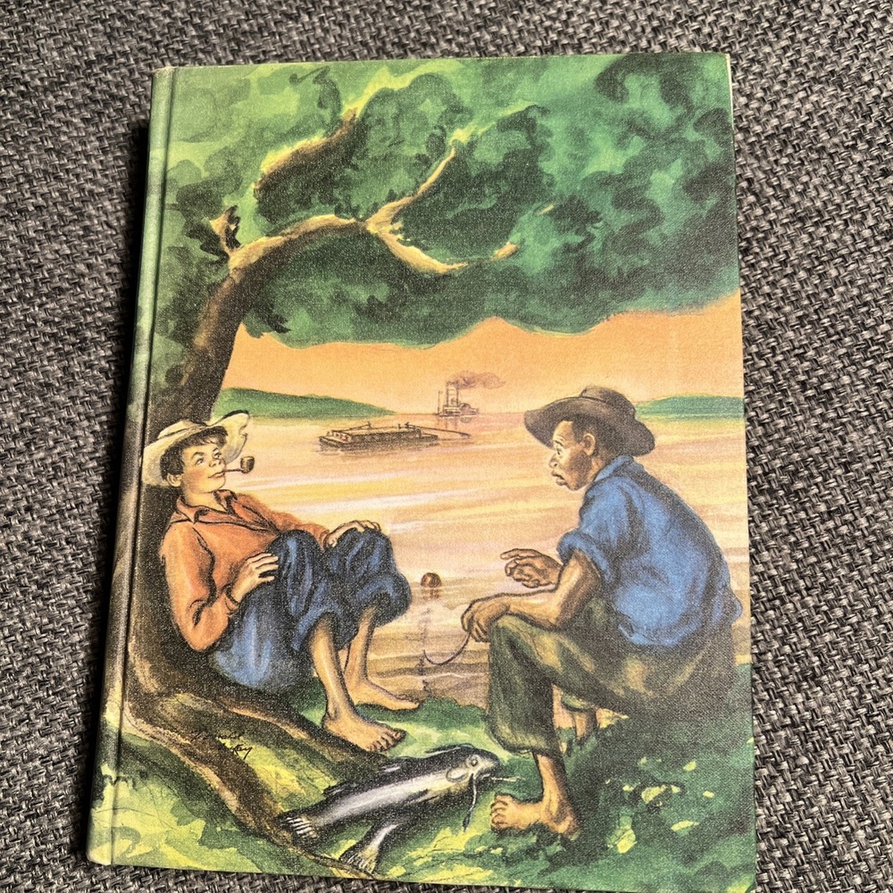ILLUSTRATED JUNIOR LIBRARY~Adventr Huckleberry Finn~MARK TWAIN~Donald McKay~1948